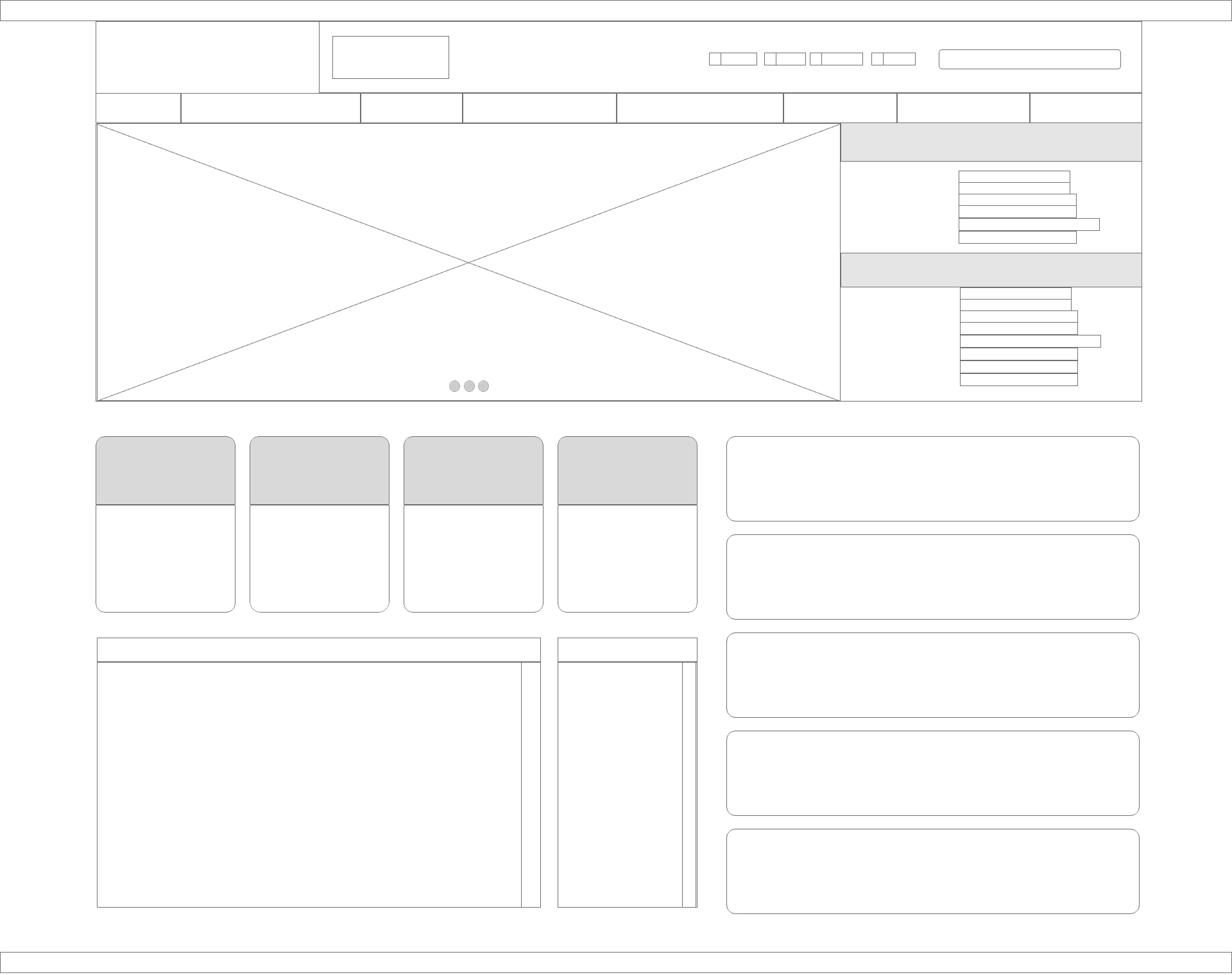 Hydro One account and customer page layout.
