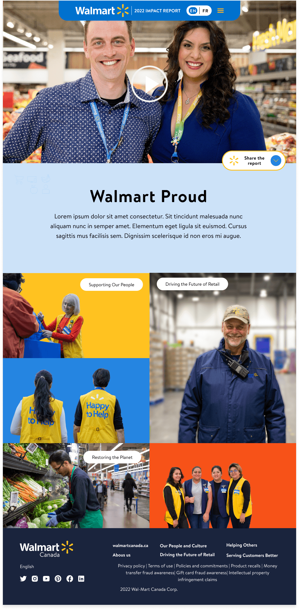 Walmart project preview