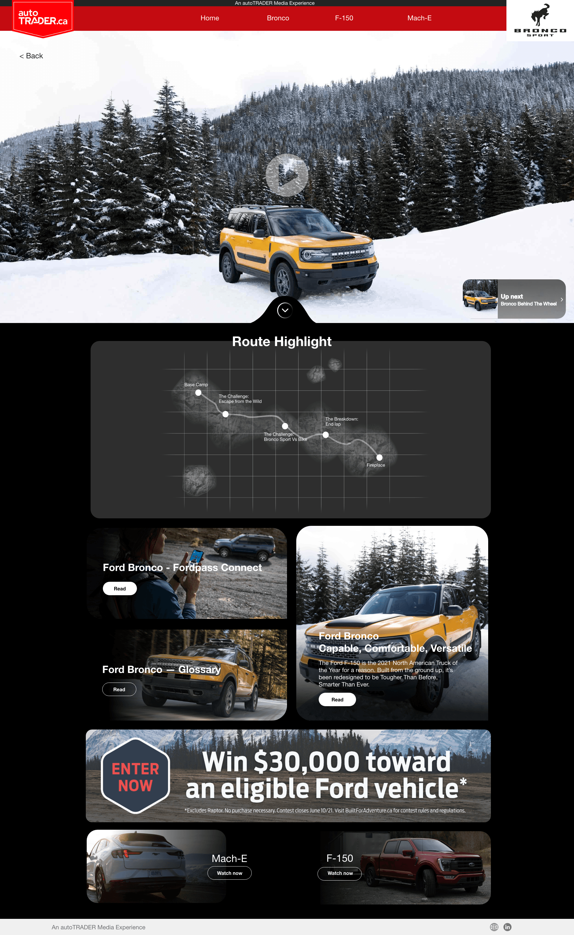 AutoTrader marketplace overview with side-by-side vehicle comparison cards.