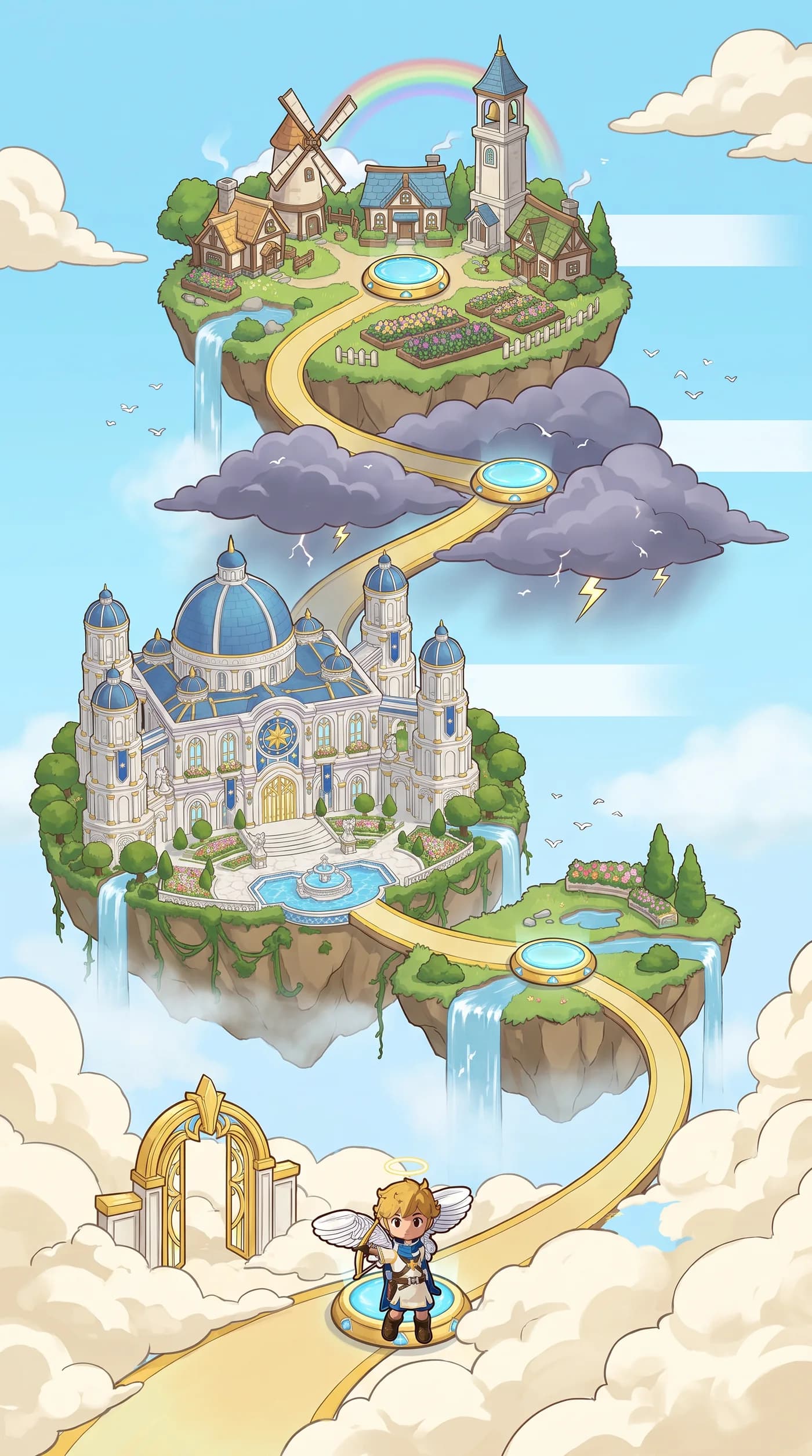 Approved world map concept: Celestial Gardens