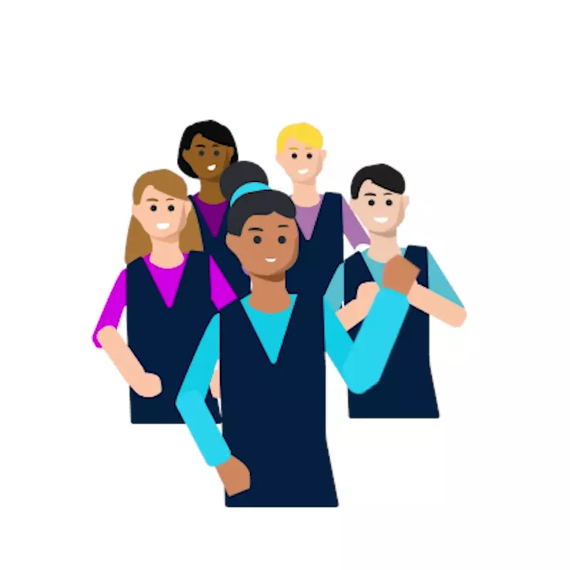 Animated Walmart campaign visual with retail graphics.